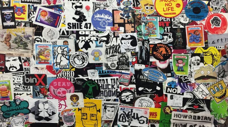 Assorted stickers
